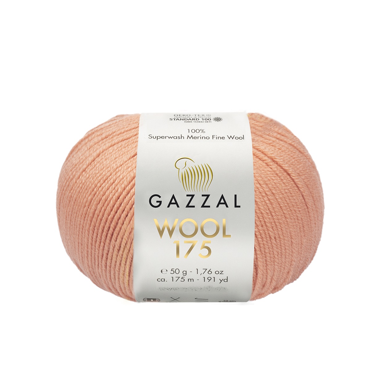 Пряжа Gazzal Wool 175 346