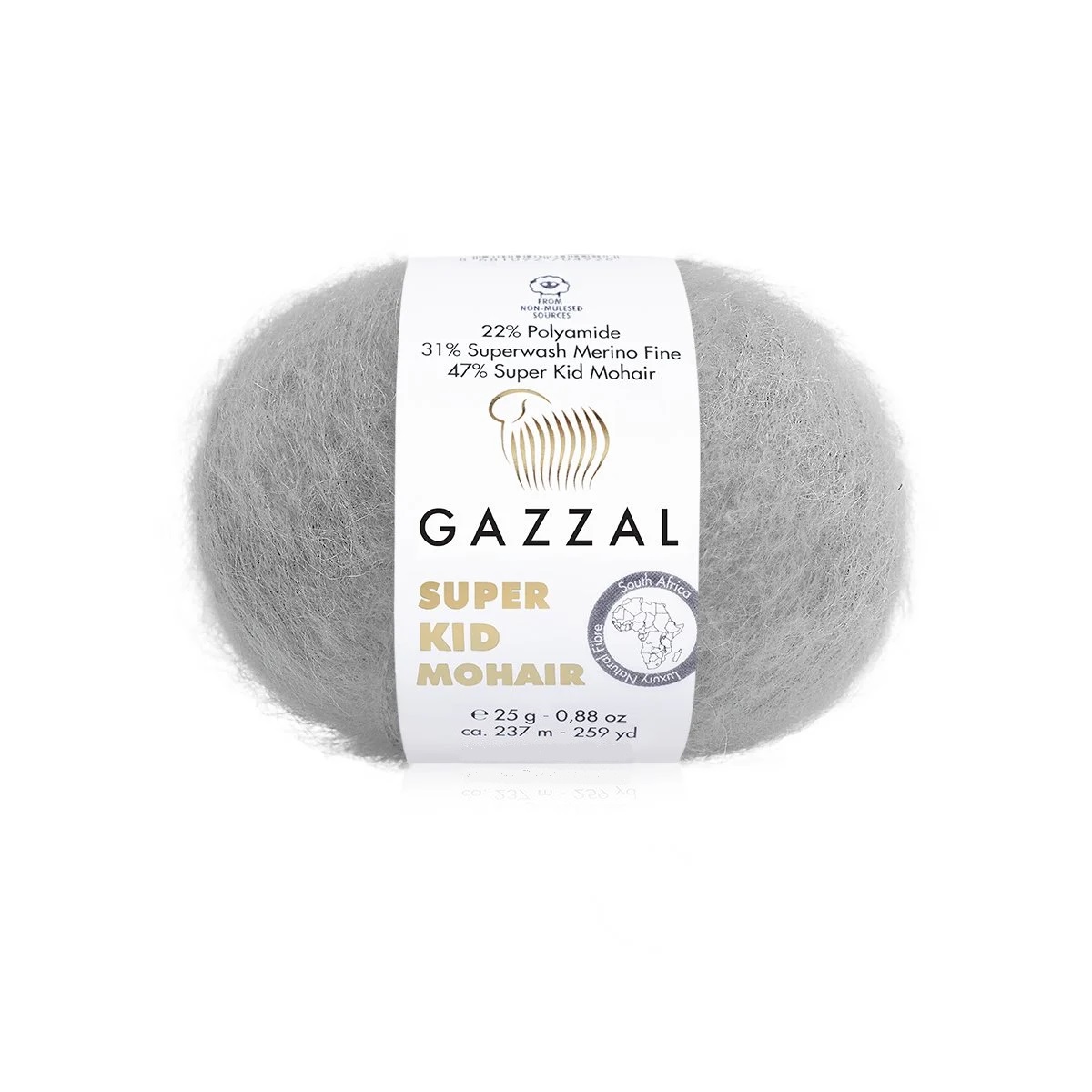 Пряжа Gazzal Super Kid Mohair 64434