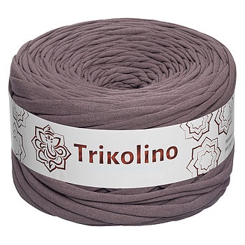 Пряжа трикотажная 7-9 мм "Trikolino" 100м. Кофе
