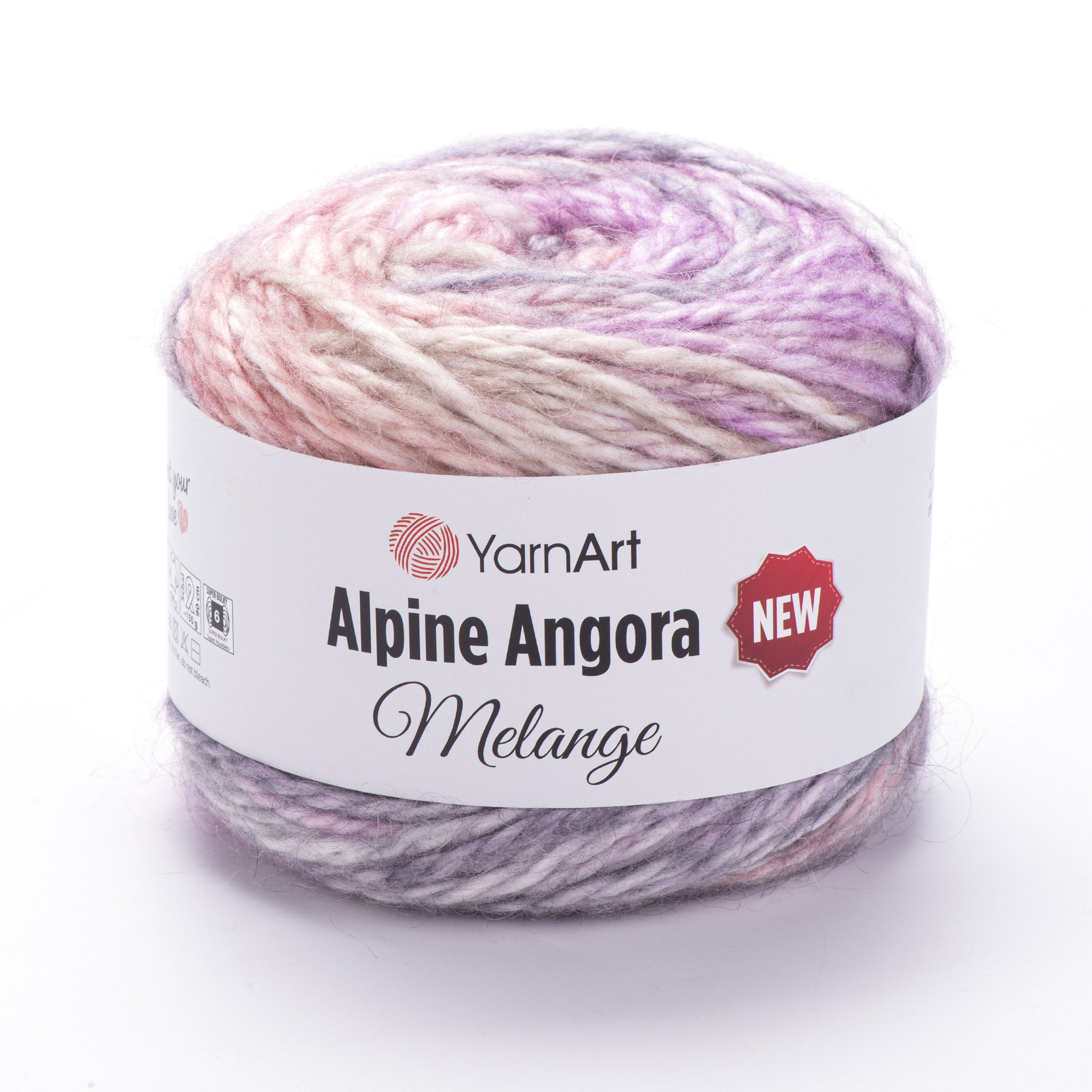 Пряжа YarnArt Alpine Angora Melange New 6413