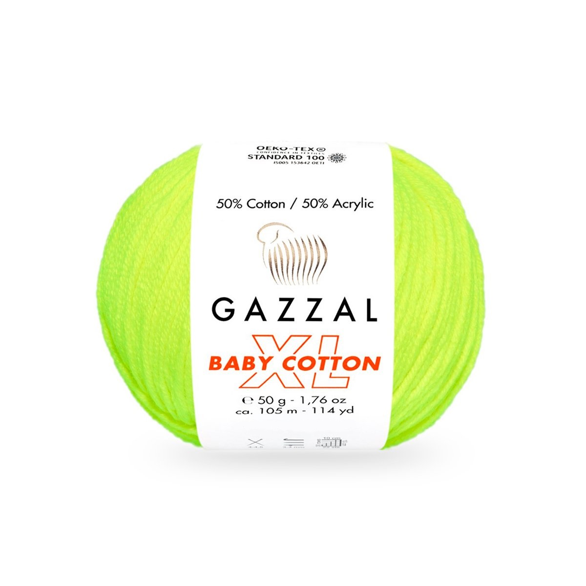 Пряжа Gazzal BabyCotton XL 3462