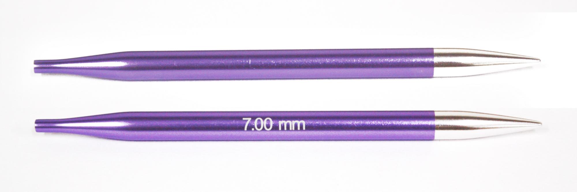 Спицы съемные короткие 7мм Zing KnitPro 47531