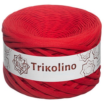 Пряжа трикотажная 7-9 мм "Trikolino" 100м. Красный