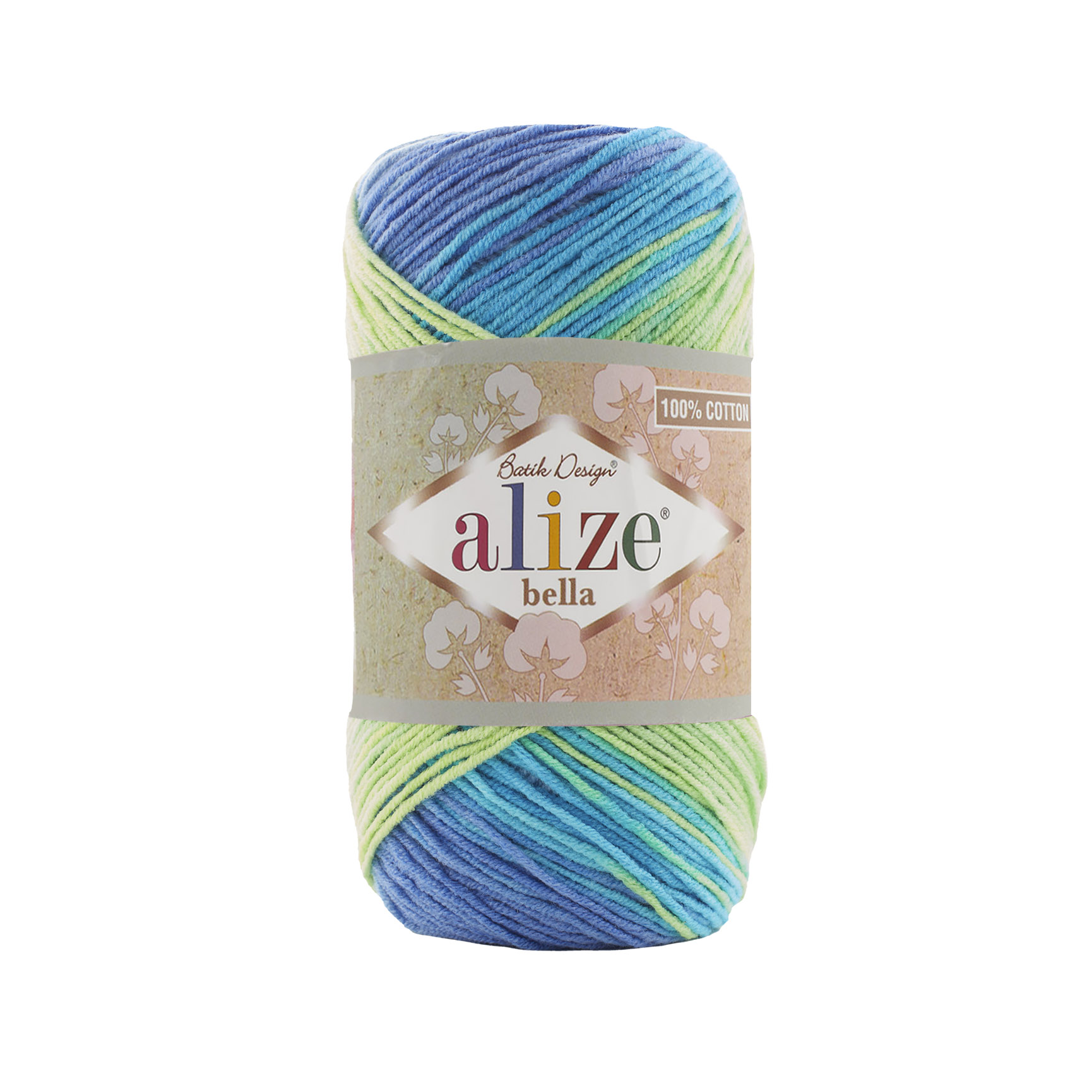 Пряжа Alize Bella Batik 100 4146