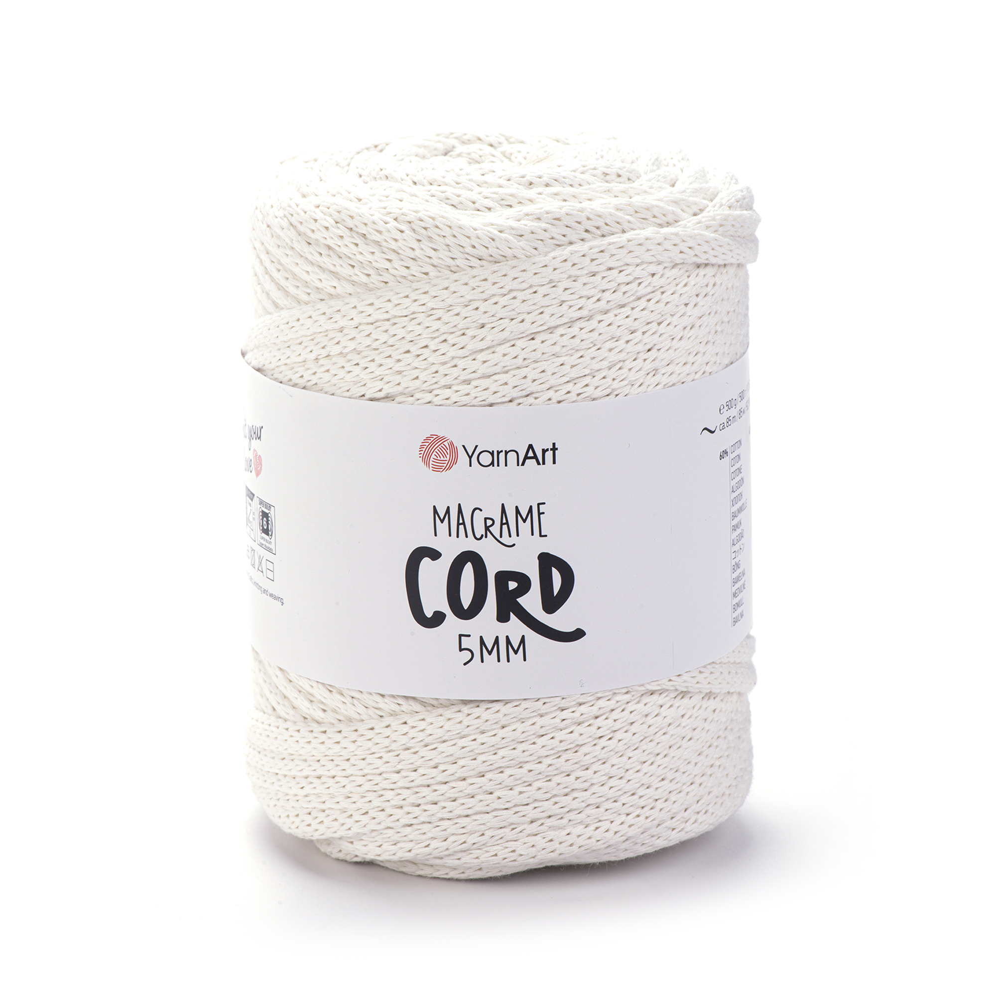 Пряжа YarnArt Macrame Cord 5mm 752