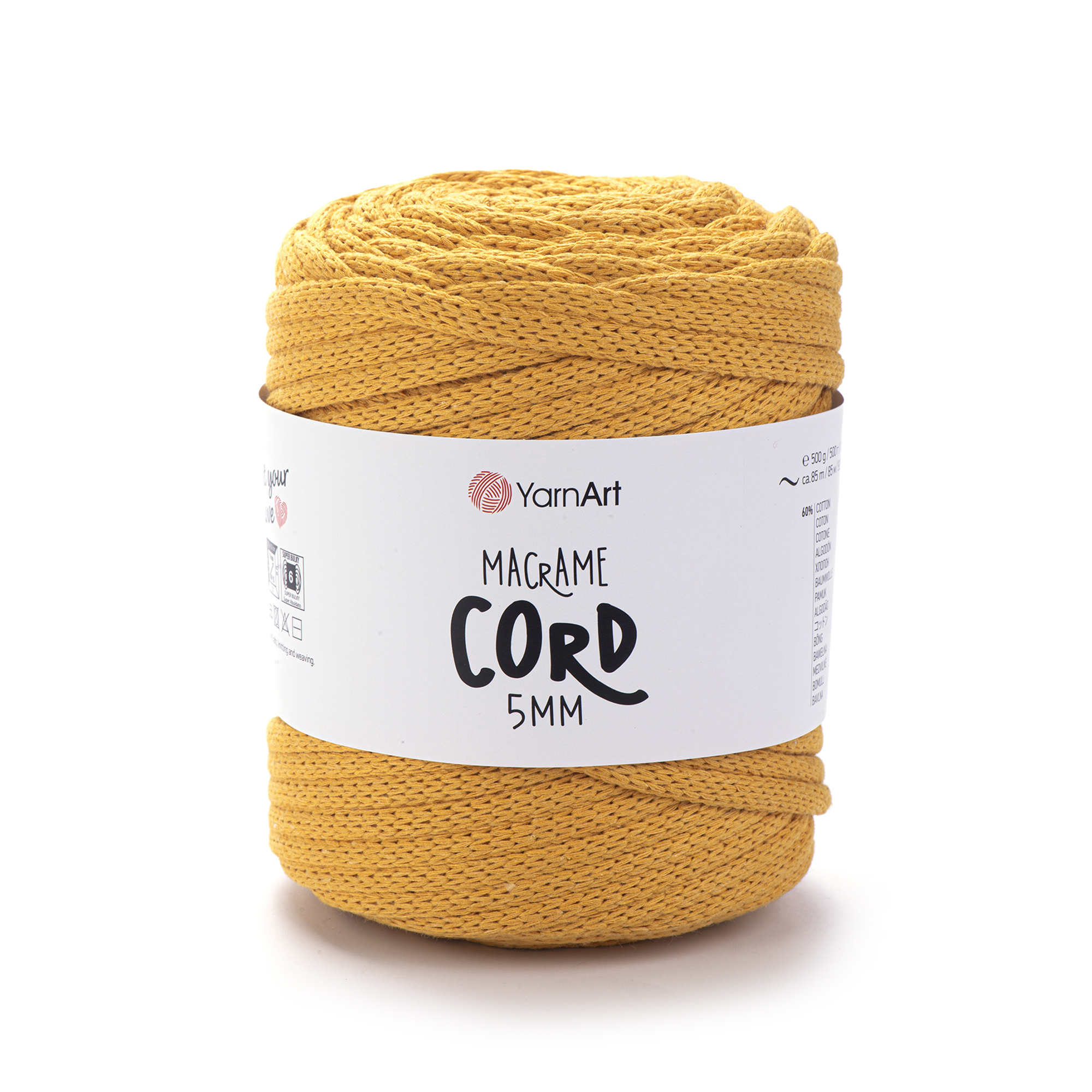 Пряжа YarnArt Macrame Cord 5mm 796