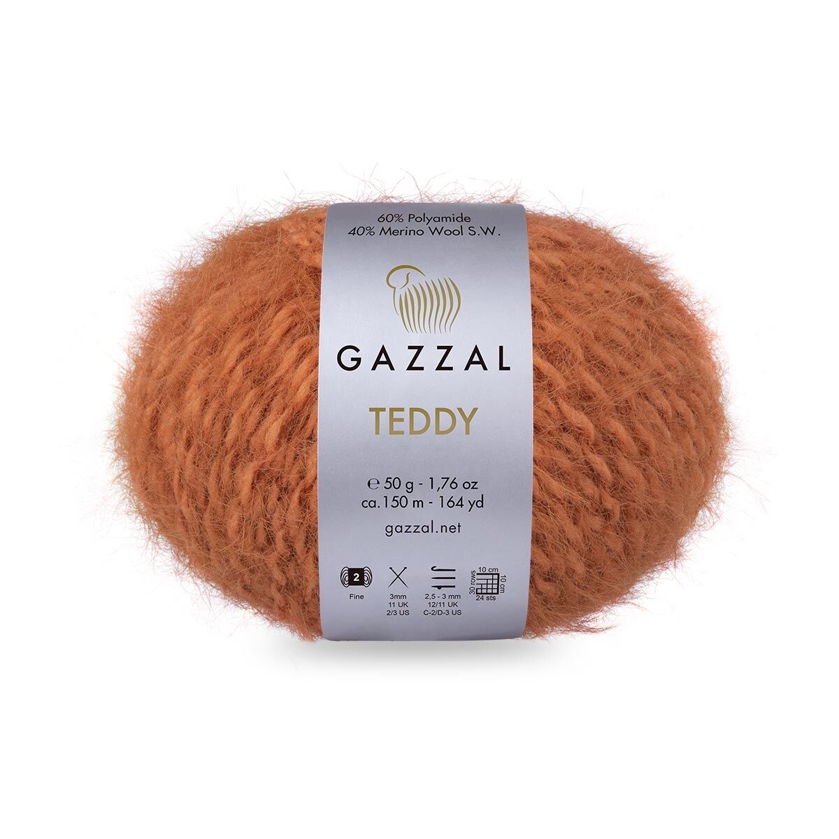Пряжа Gazzal Teddy 6546