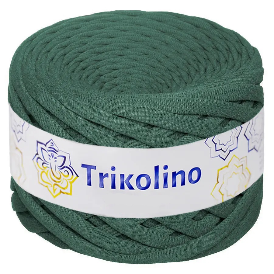 Пряжа трикотажная 7-9 мм "Trikolino" 100м. Попільна полинь 400395