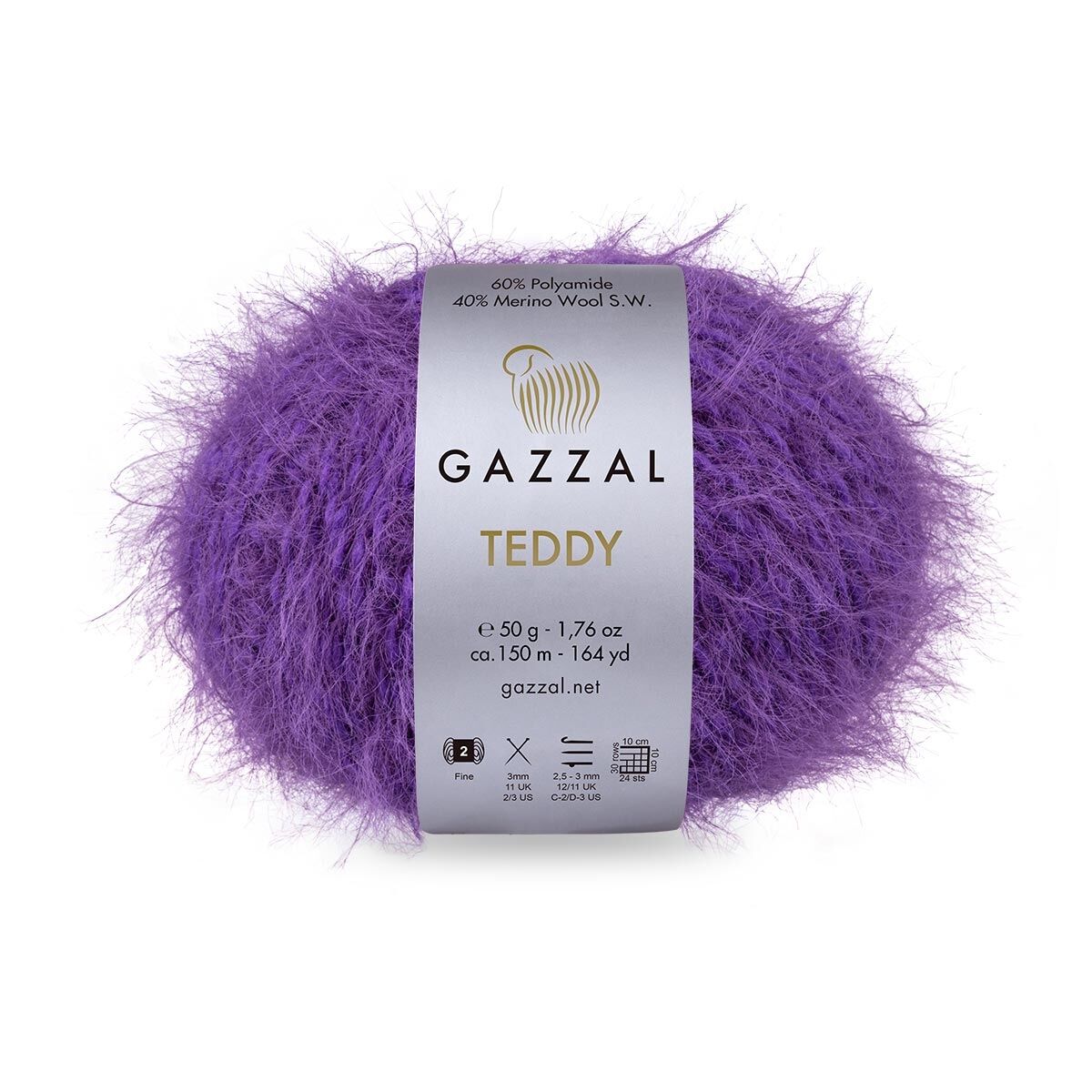 Пряжа Gazzal Teddy 6551