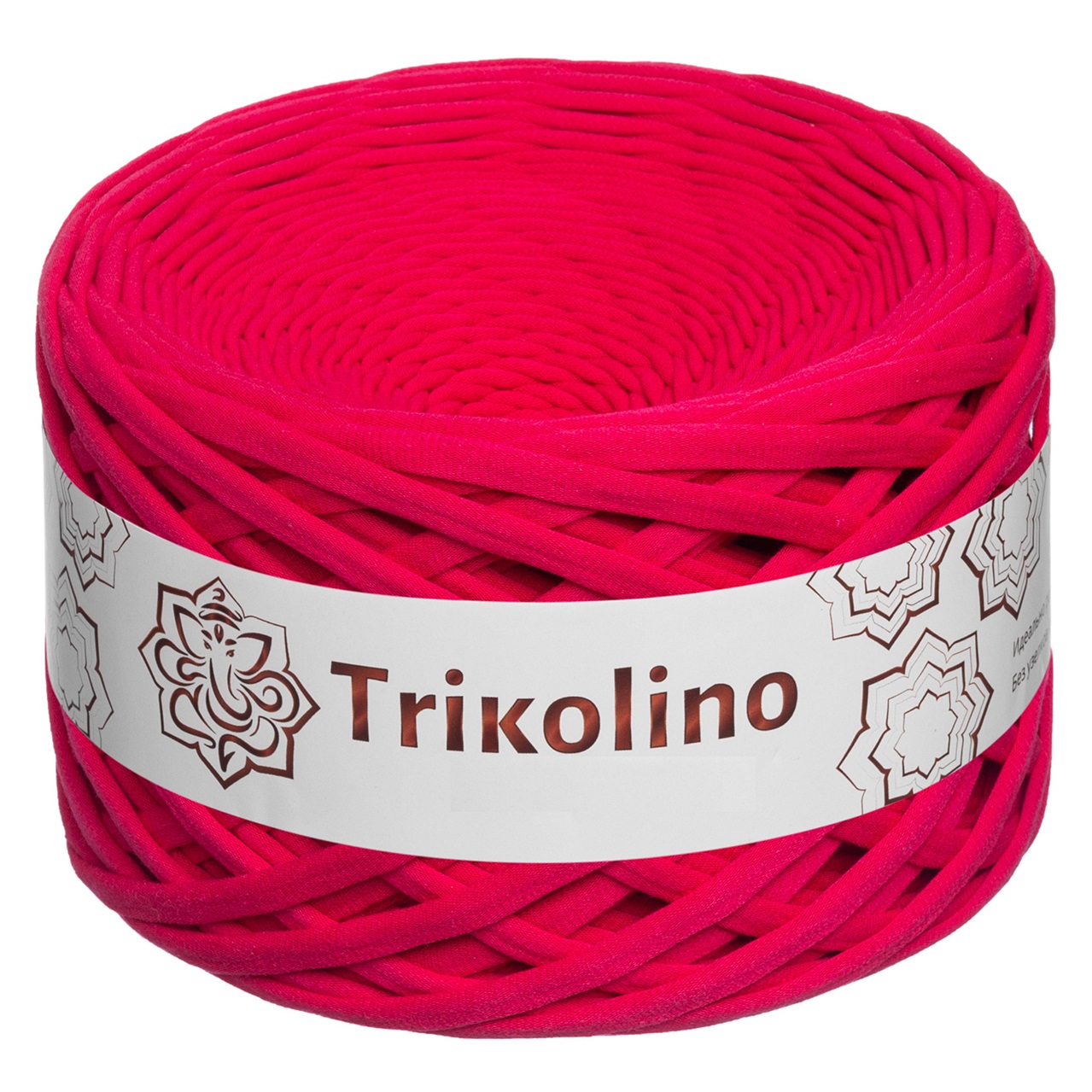 Пряжа трикотажная 7-9 мм "Trikolino" 100м. Малина