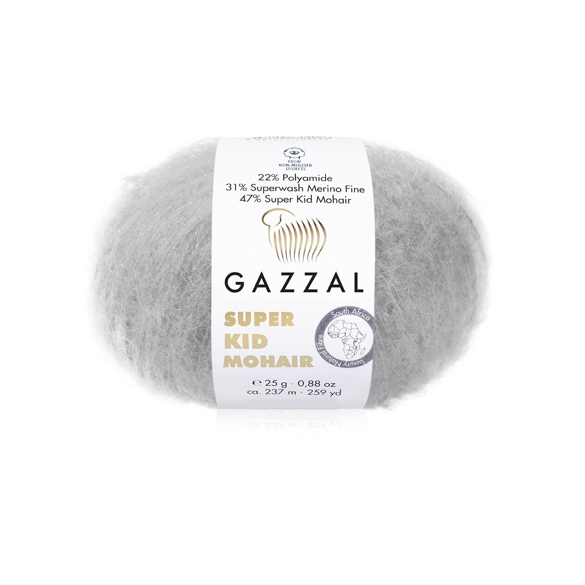 Пряжа Gazzal Super Kid Mohair 64435