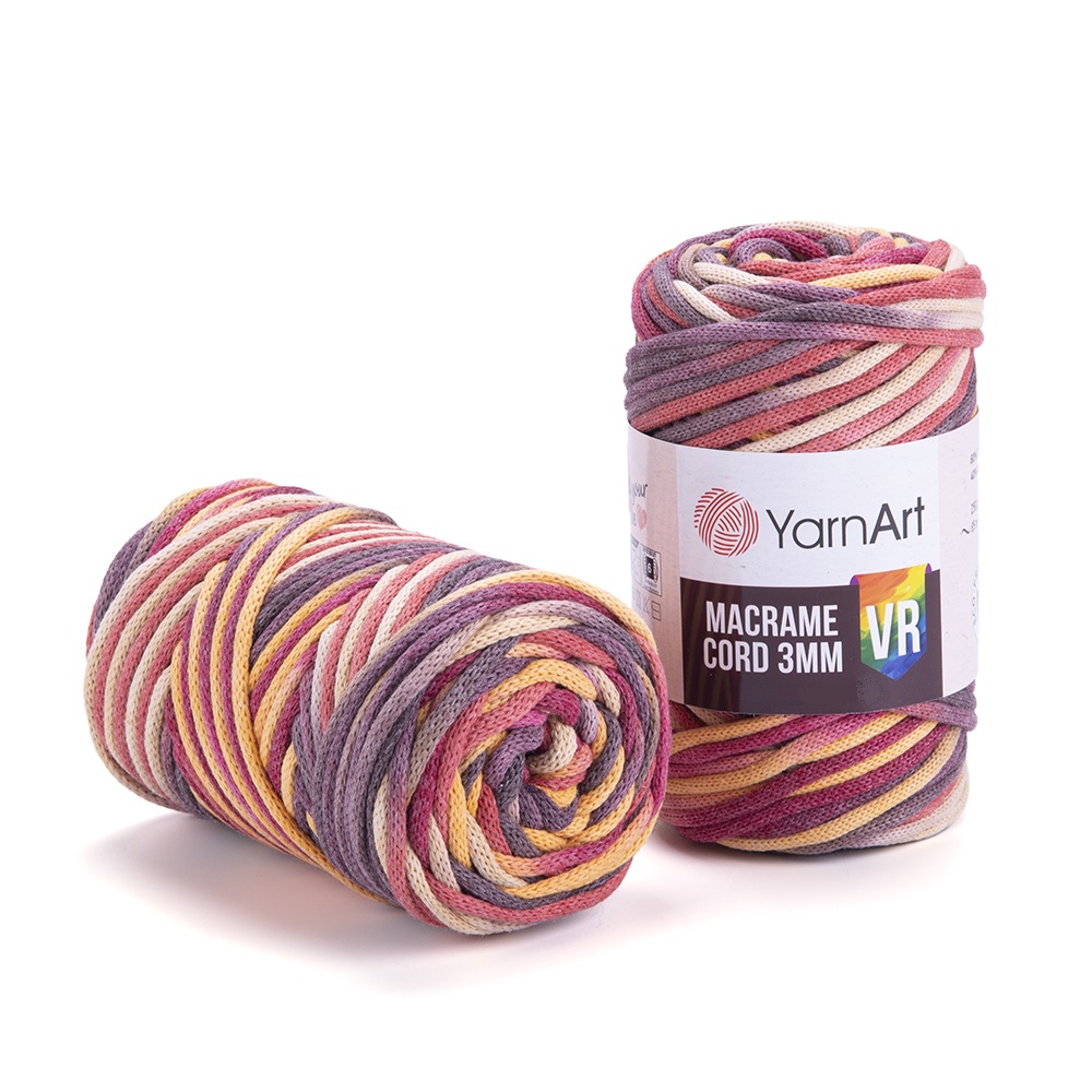 Пряжа YarnArt Macrame Cord 3mm VR 923