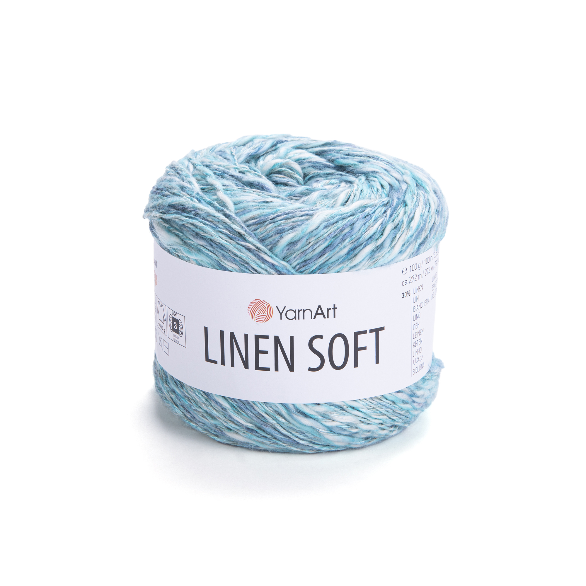 Пряжа YarnArt Linen Soft 7408