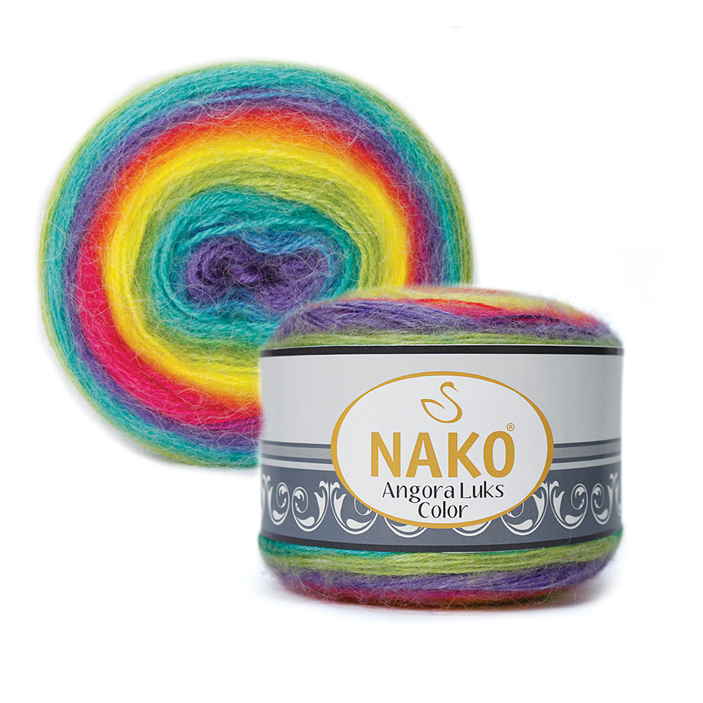 Пряжа Nako Angora Luks Color 81920