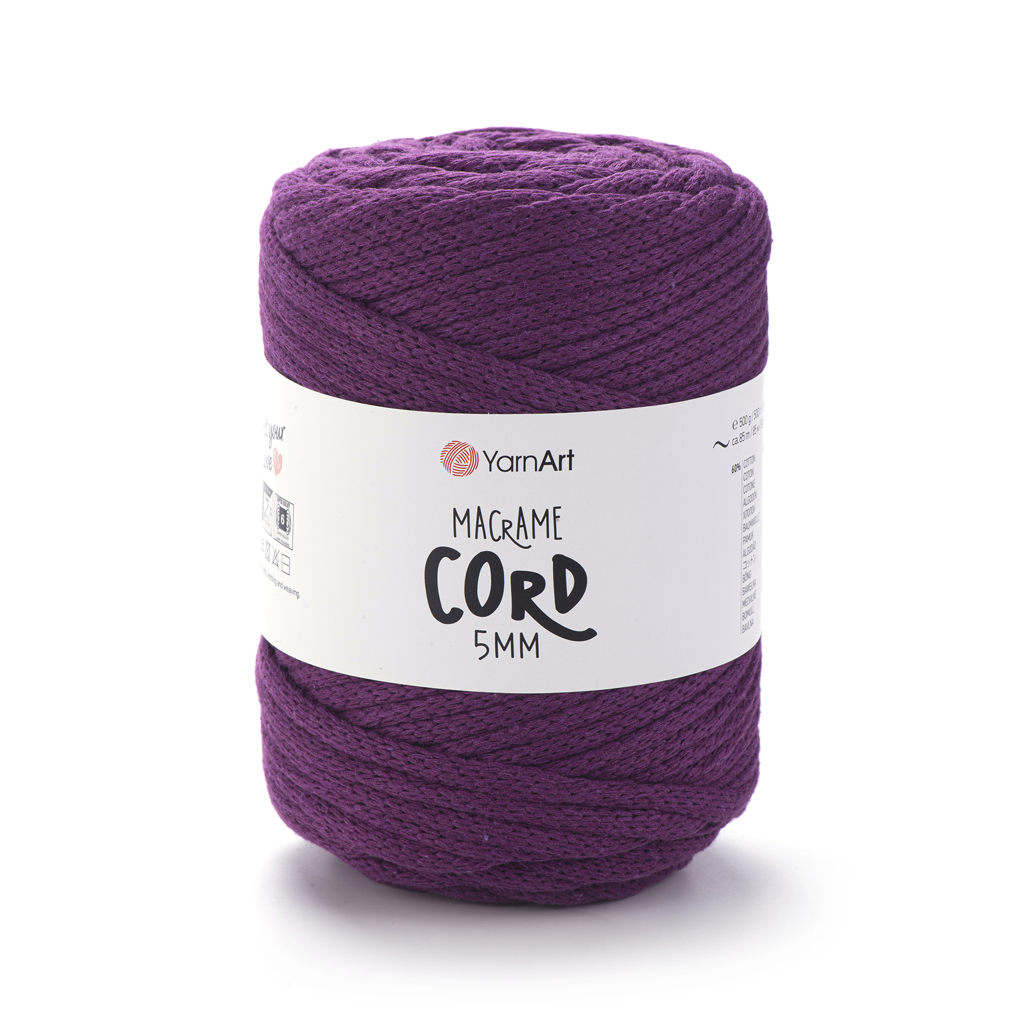 Пряжа YarnArt Macrame Cord 5mm 777