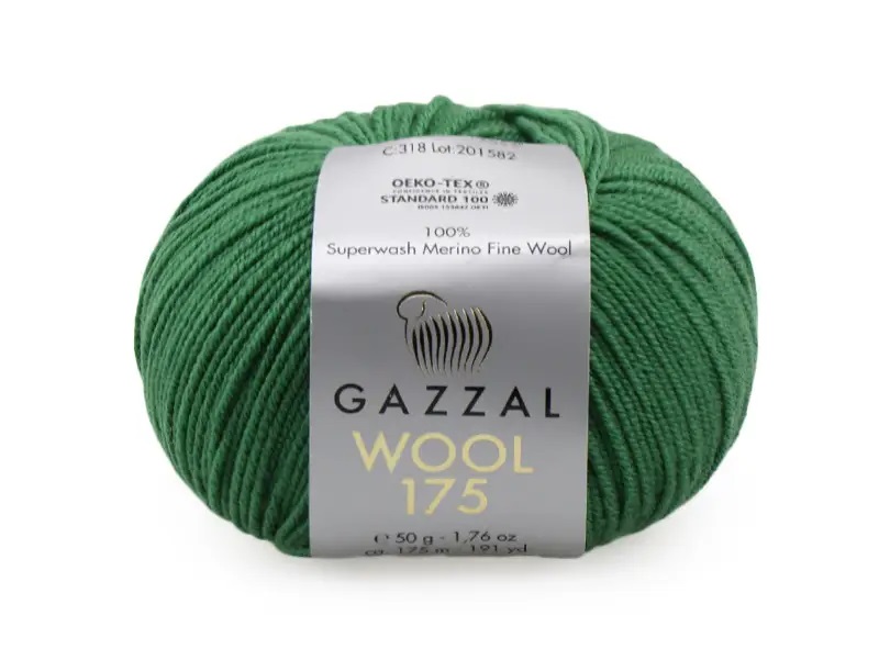 Пряжа Gazzal Wool 175 318
