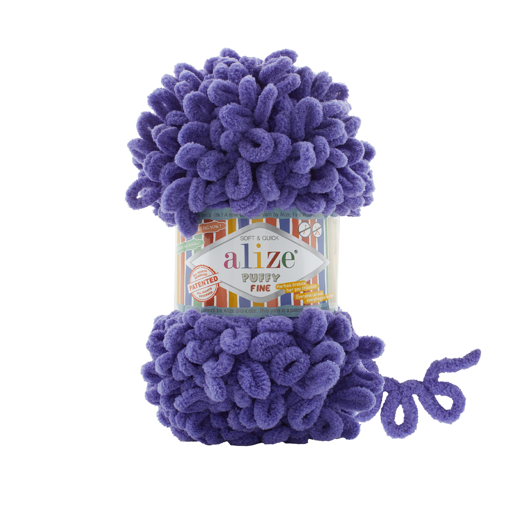 Пряжа Alize Puffy Fine 851