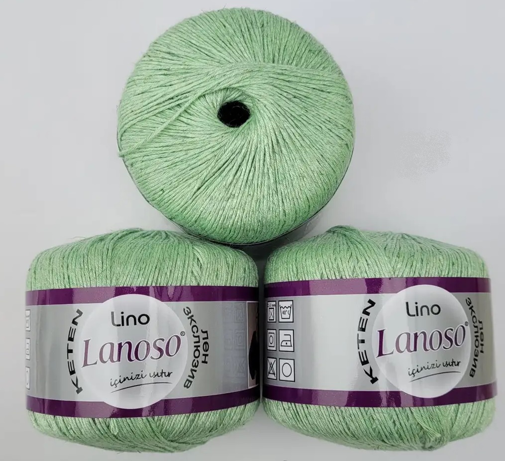 Пряжа Lanoso Lino 915