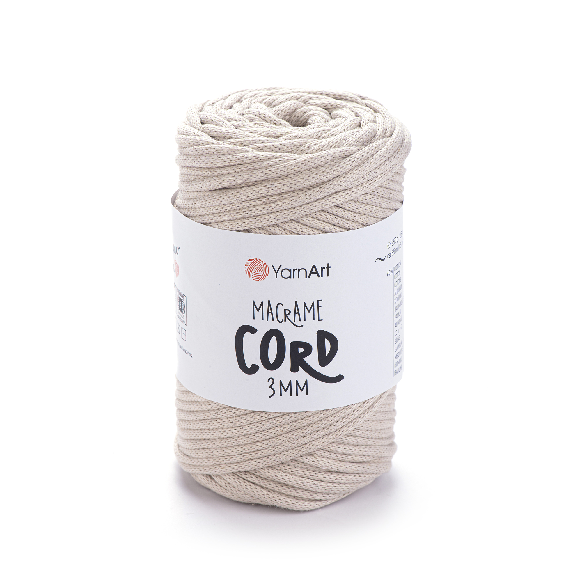 Пряжа YarnArt Macrame Cord 3mm 753