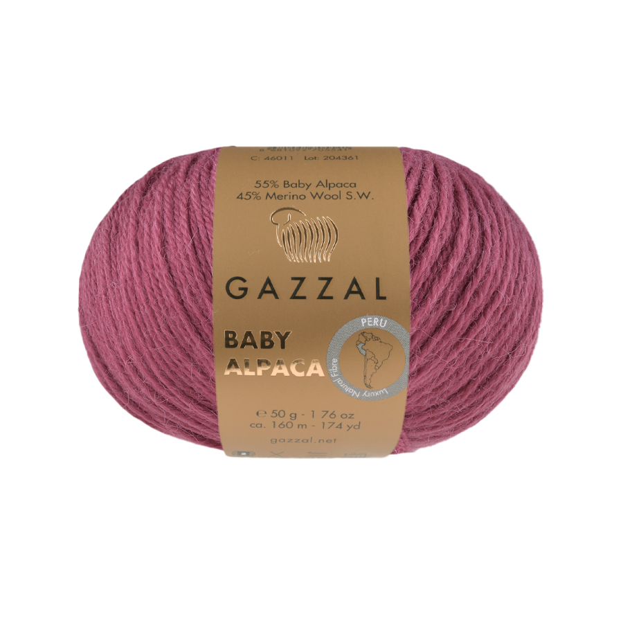 Пряжа Gazzal Baby Alpaca 46026