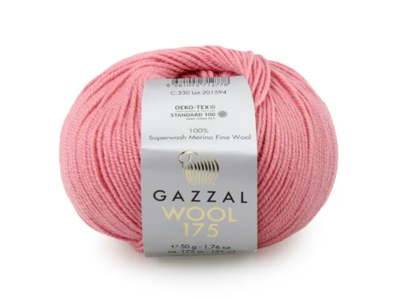 Пряжа Gazzal Wool 175 330