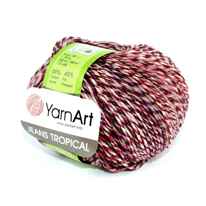 Пряжа YarnArt Jeans Tropical 619