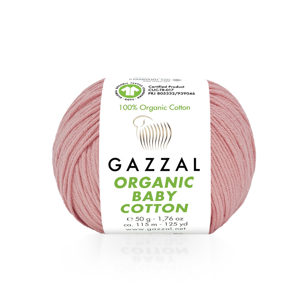 Пряжа Gazzal Organic Baby Cotton 425