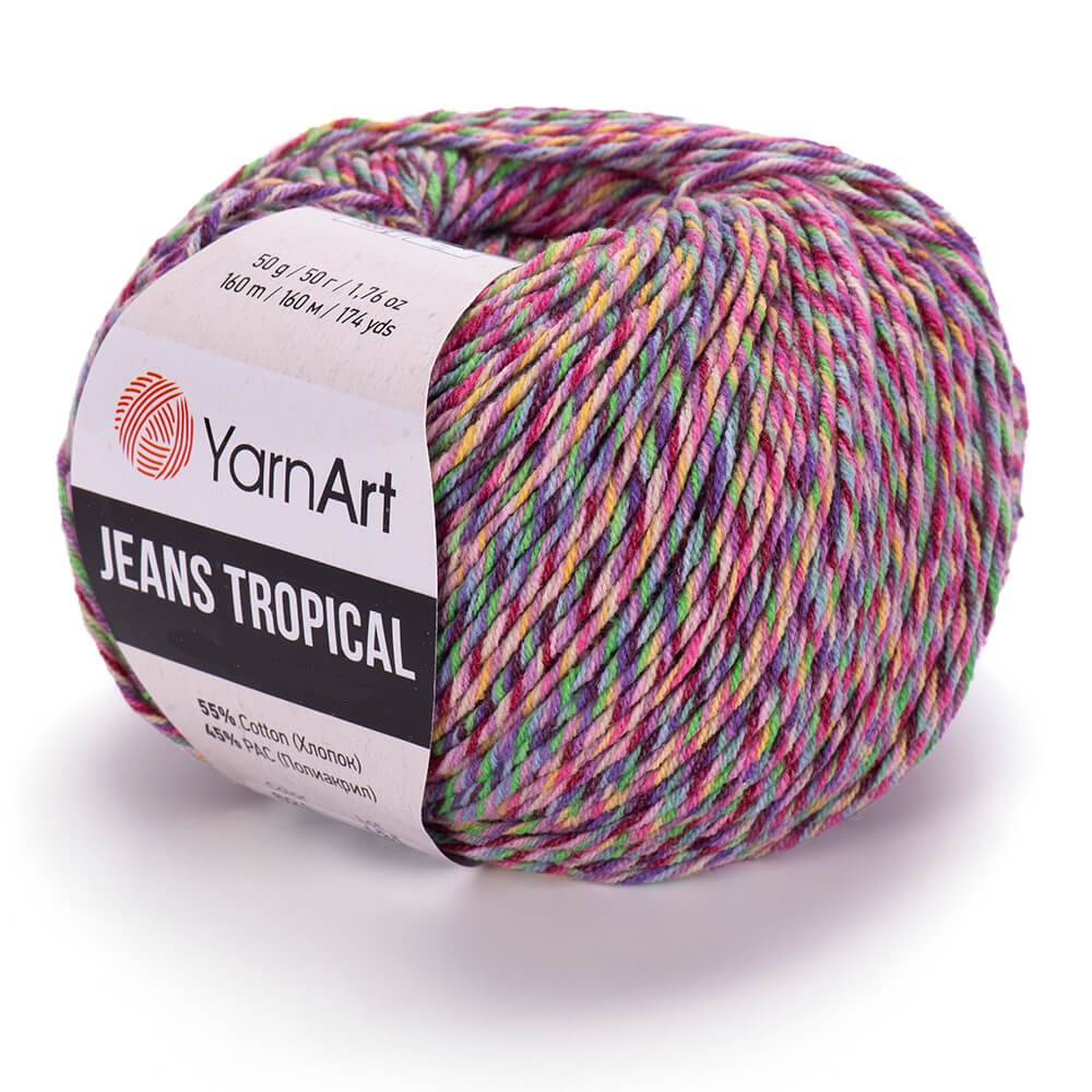 Пряжа YarnArt Jeans Tropical 621