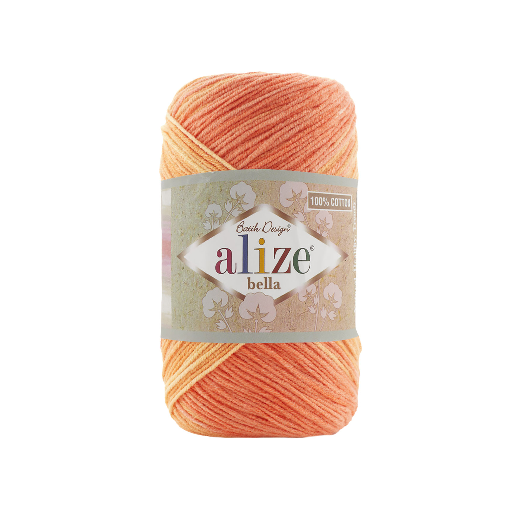 Пряжа Alize Bella Batik 100 7687