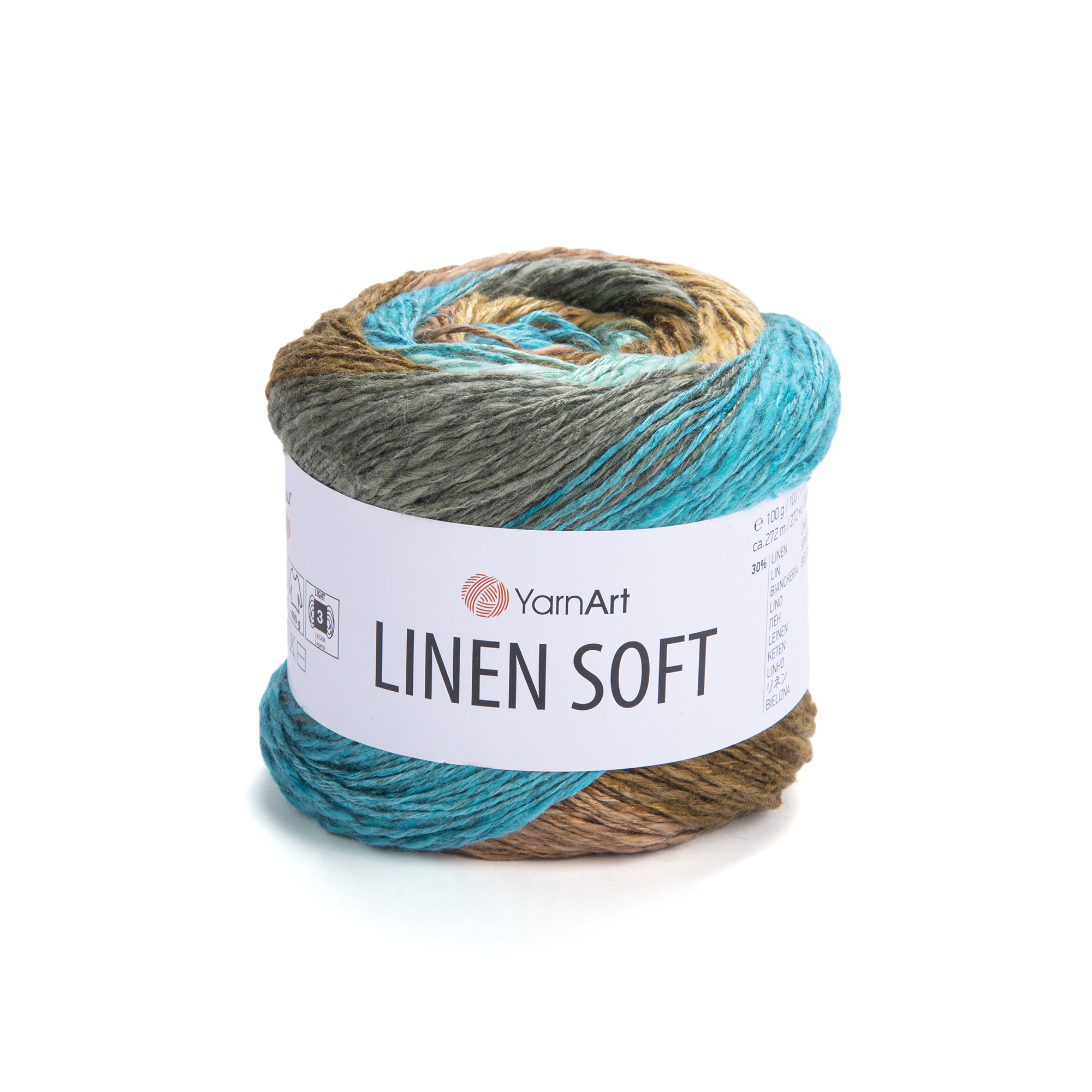 Пряжа YarnArt Linen Soft 7409
