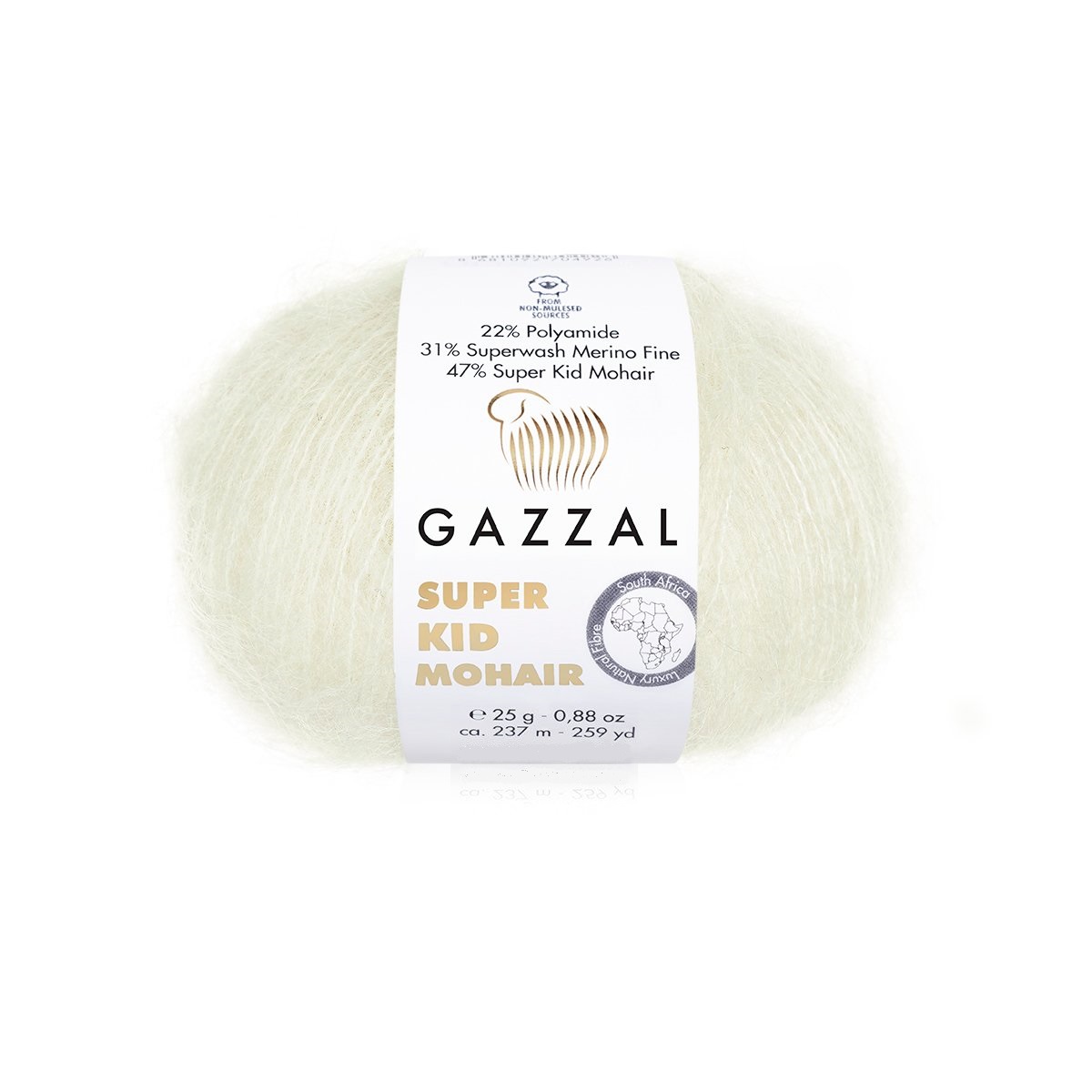 Пряжа Gazzal Super Kid Mohair 64414