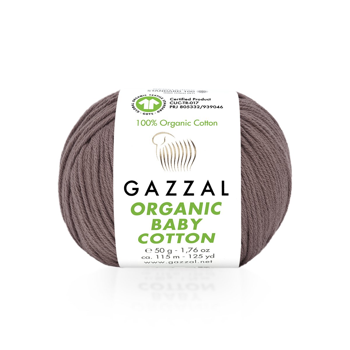 Пряжа Gazzal Organic Baby Cotton 433