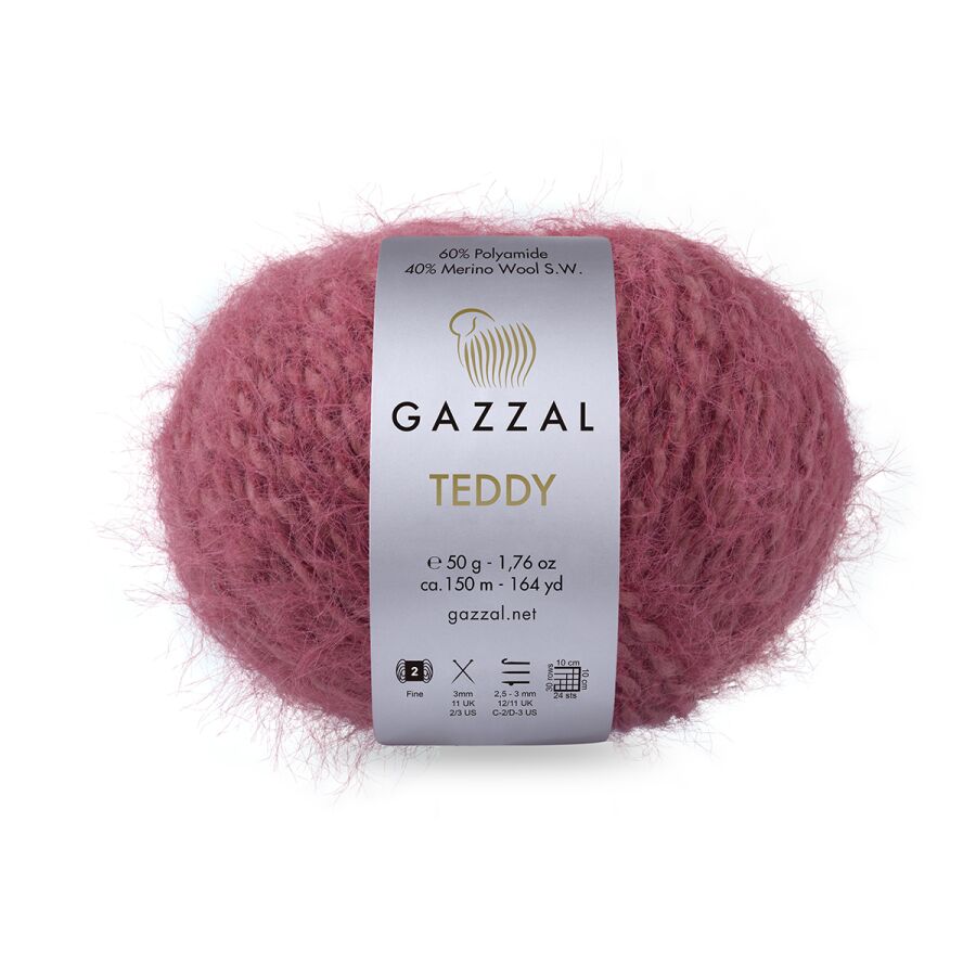 Пряжа Gazzal Teddy 6549