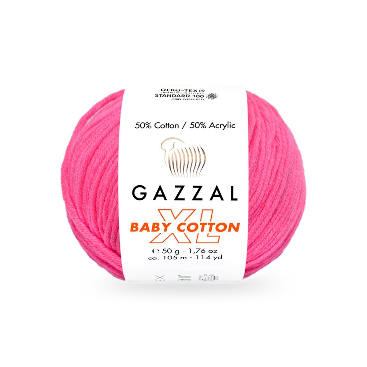 Пряжа Gazzal BabyCotton XL 3461