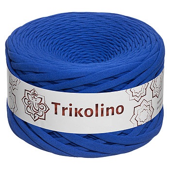 Пряжа трикотажная 7-9 мм "Trikolino" 100м. Синий электрик 300773