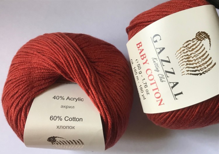 Пряжа Gazzal BabyCotton 3453