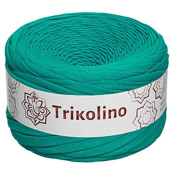 Пряжа трикотажная 7-9 мм "Trikolino" 100м. Малахит