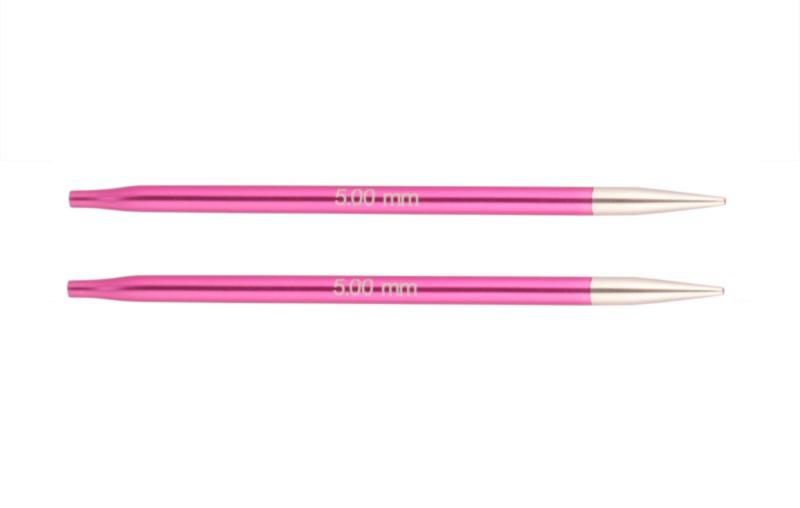 Спицы съемные короткие 5мм Zing KnitPro 47525
