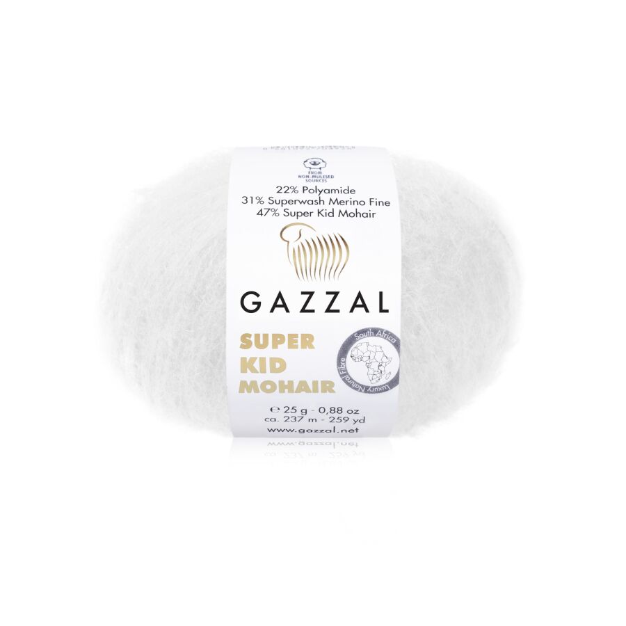 Пряжа Gazzal Super Kid Mohair 64439