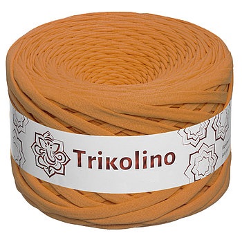 Пряжа трикотажная 7-9 мм "Trikolino" 100м. Тыква