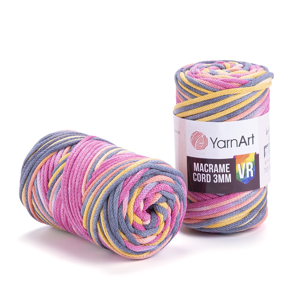 Пряжа YarnArt Macrame Cord 3mm VR 913