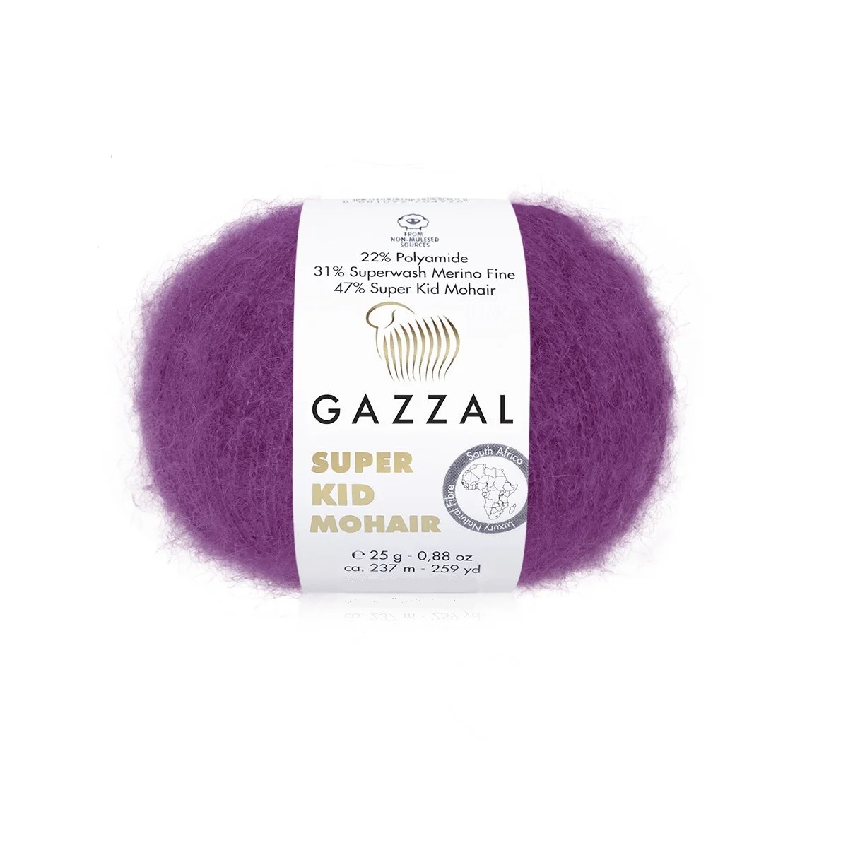Пряжа Gazzal Super Kid Mohair 64415