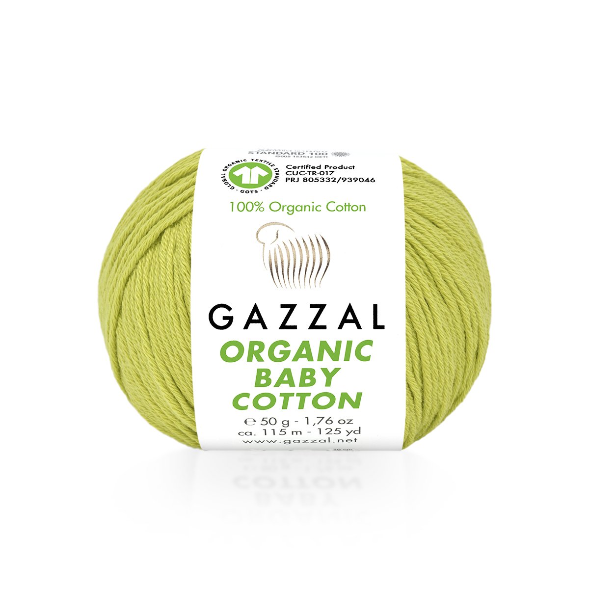 Пряжа Gazzal Organic Baby Cotton 426