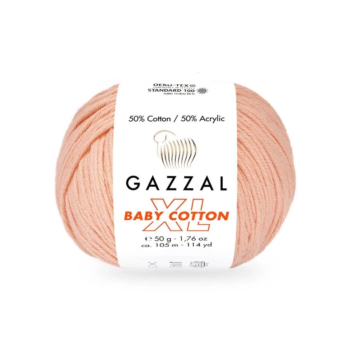 Пряжа Gazzal BabyCotton XL 3469