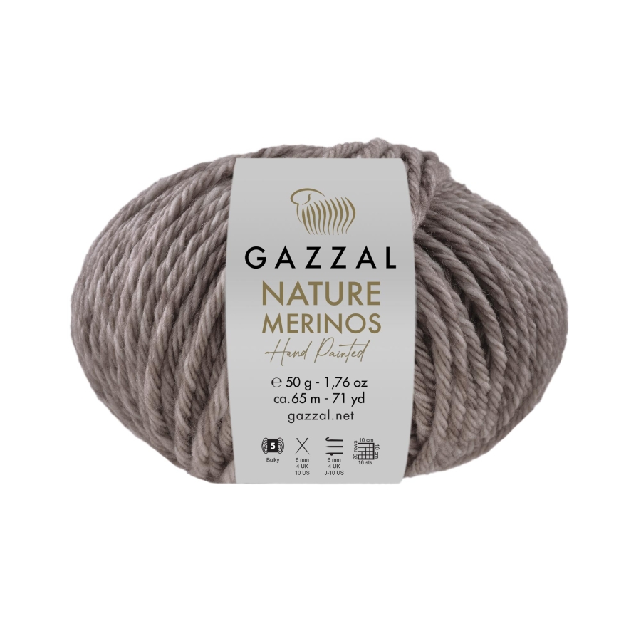 Пряжа Gazzal Nature Merinos 8312
