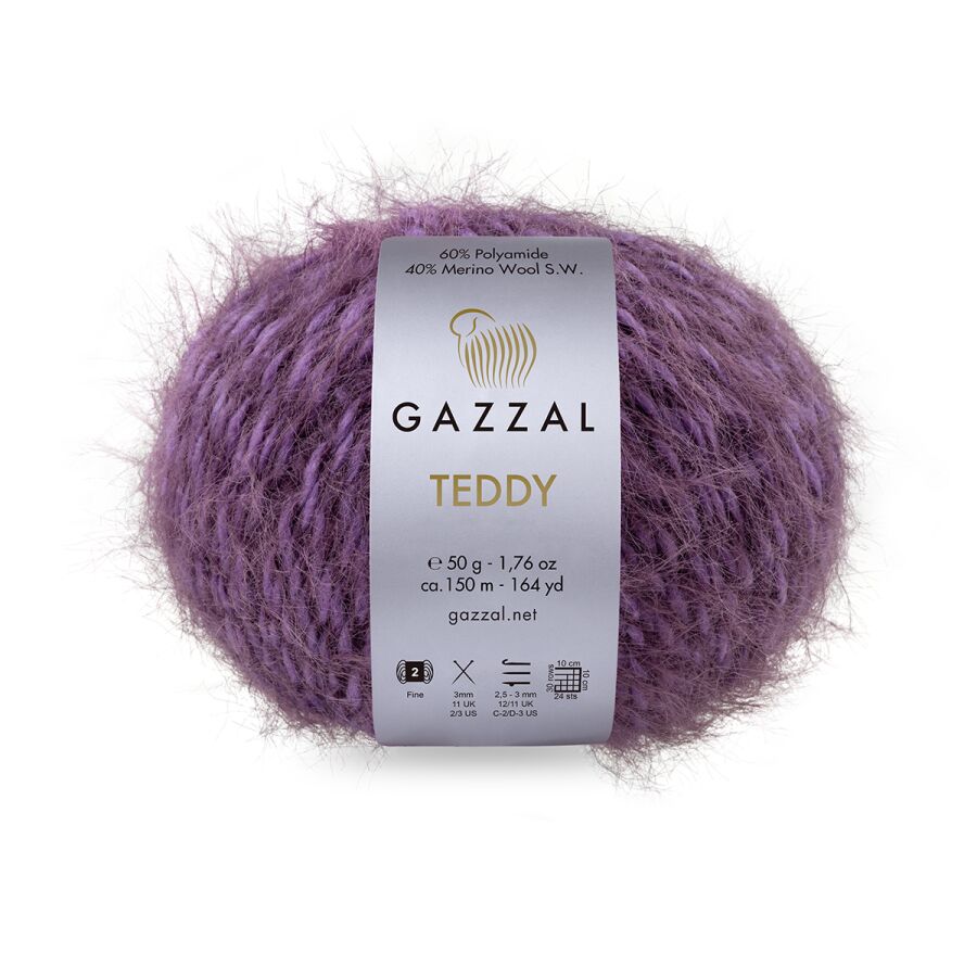 Пряжа Gazzal Teddy 6552