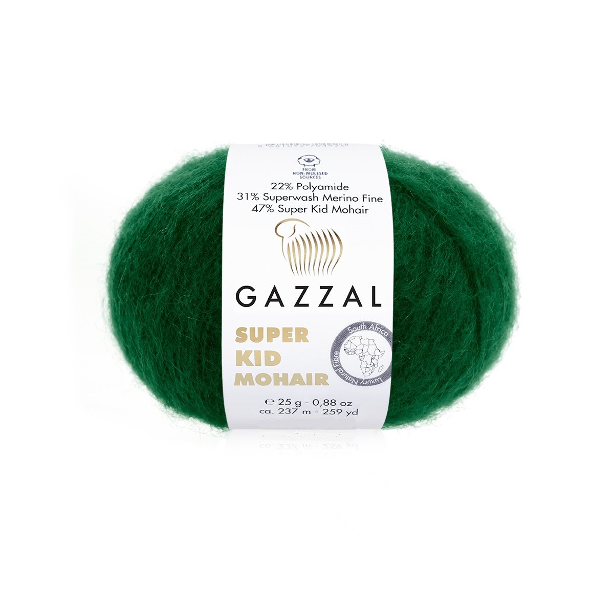 Пряжа Gazzal Super Kid Mohair 64428