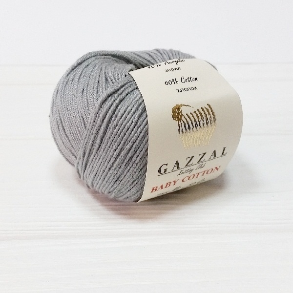 Пряжа Gazzal BabyCotton 3430