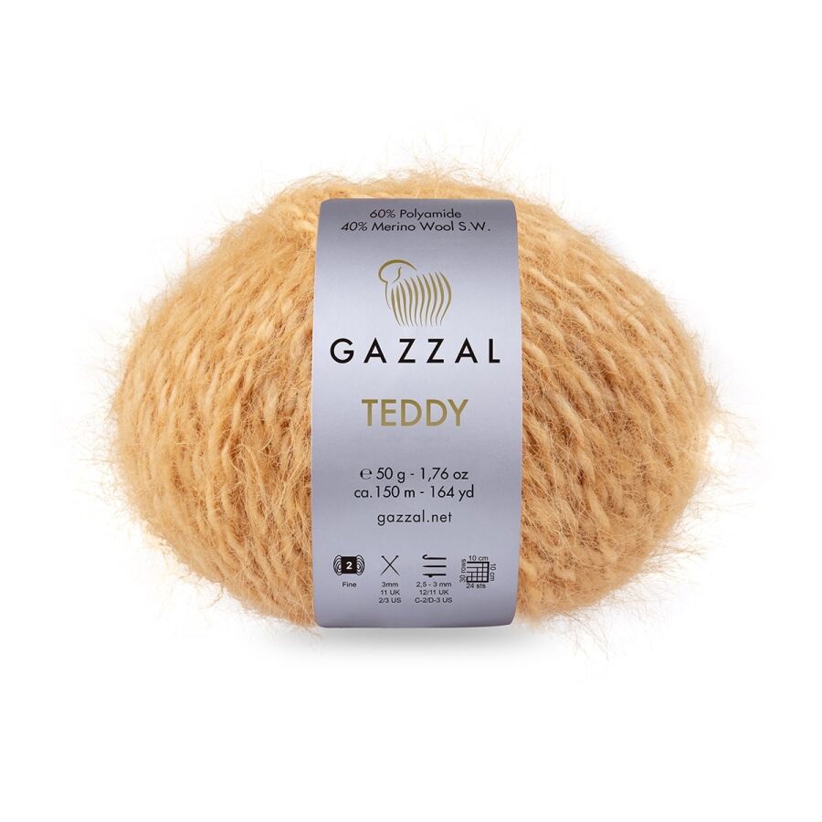 Пряжа Gazzal Teddy 6539