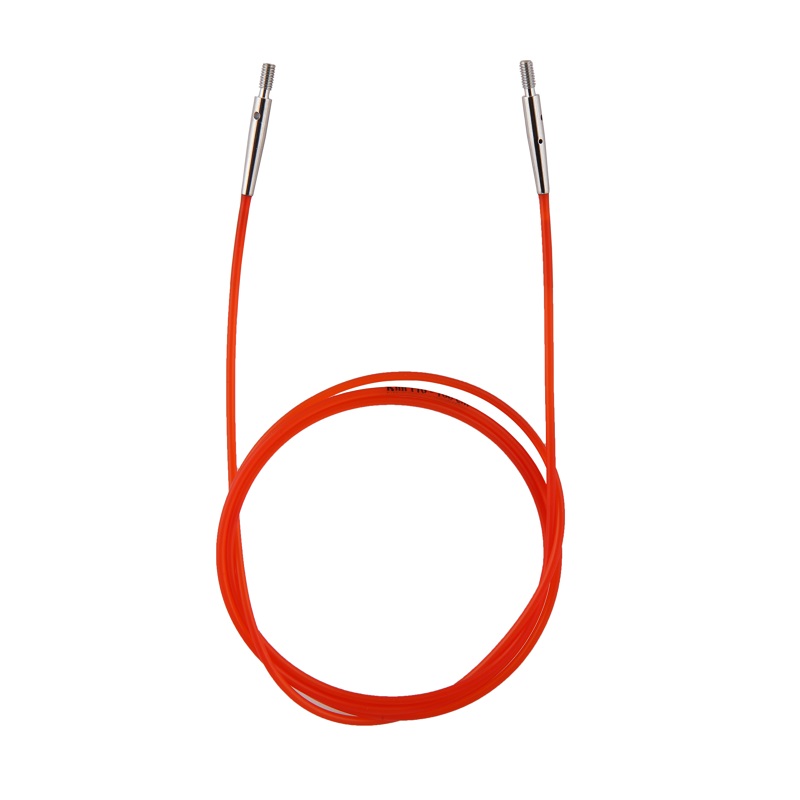 Кабель для круговых спиц красный 100см KnitPro 10635